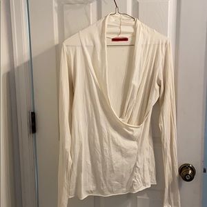 Velvet Wrap Top Size Small